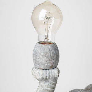 Tantor (15.9"H) Gray Resin Elephant Calf Table Lamp