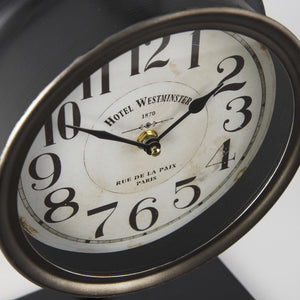 Taxz Metallic Brown Metal Hanging Table Clock