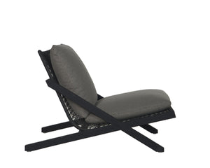 BARI LOUNGE CHAIR - CHARCOAL - GRACEBAY GREY