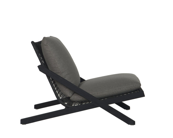 BARI LOUNGE CHAIR - CHARCOAL - GRACEBAY GREY