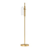 Odyssey 1 Floor Lamp In Burnished Brass