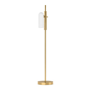 Odyssey 1 Floor Lamp In Burnished Brass