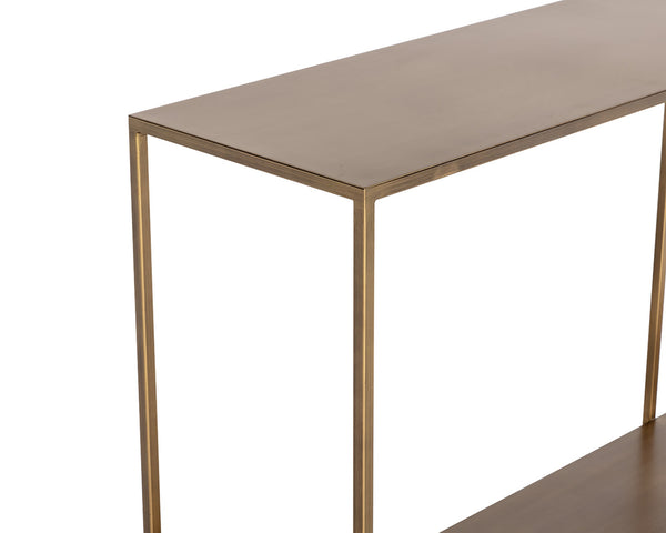 EIFFEL CONSOLE TABLE - ANTIQUE BRASS