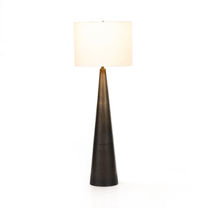 Nour Floor Lamp In Ombre Stainless Steel