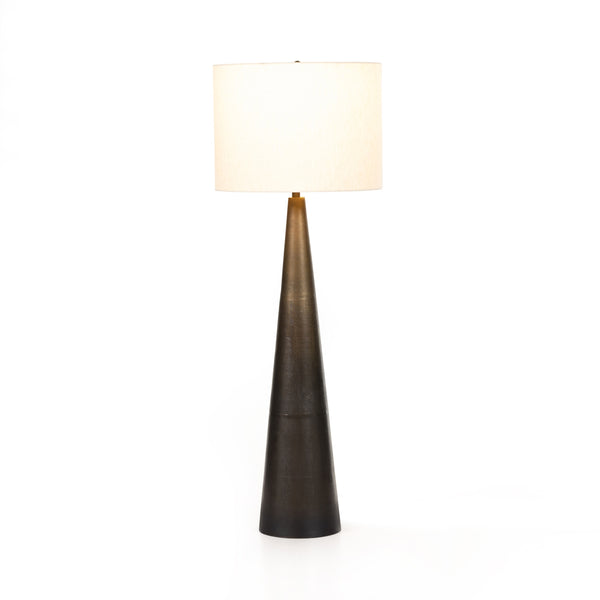 Nour Floor Lamp In Ombre Stainless Steel