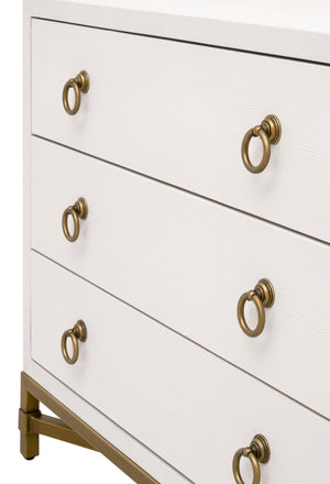 Strand Shagreen 3-Drawer Nightstand
