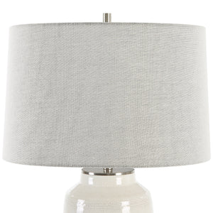 Odawa White Farmhouse Table Lamp