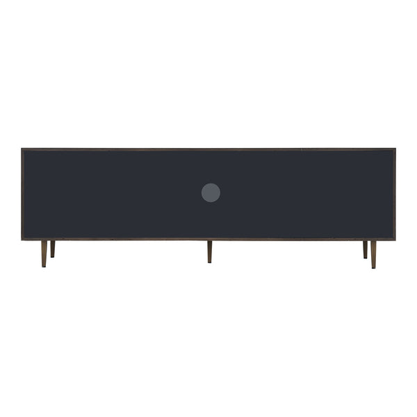 Breu Black Sideboard with Gold Accents