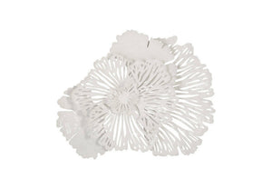 Flower Wall Art White, Small
