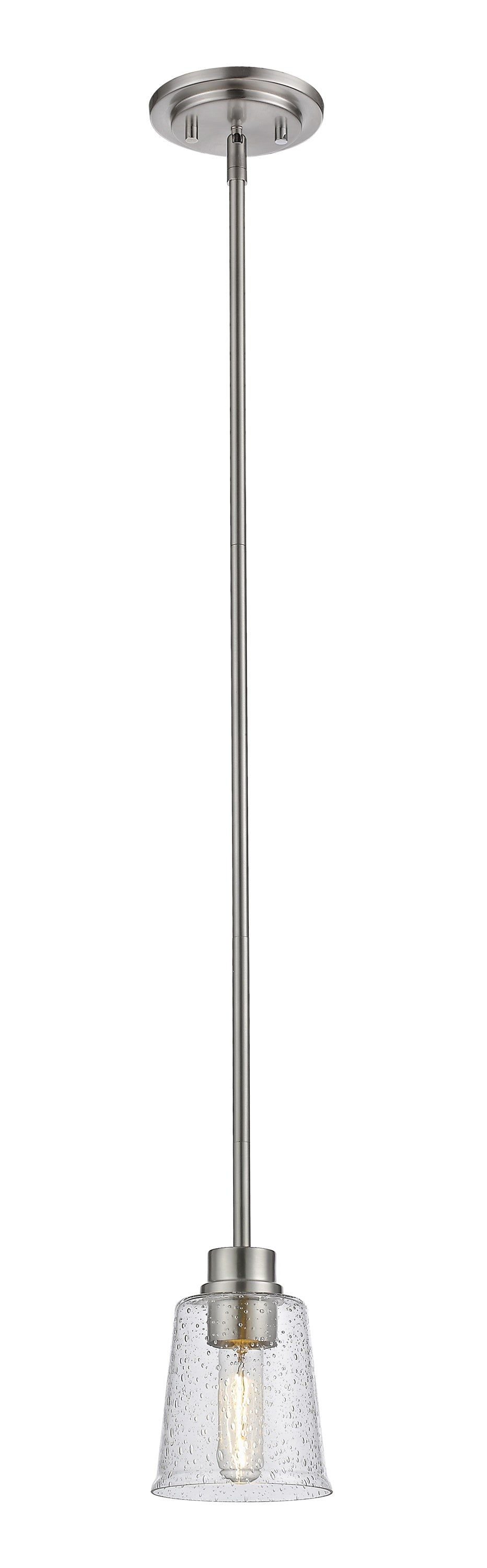 Bohin 1 Light Mini Pendant in Brushed Nickel  Finish