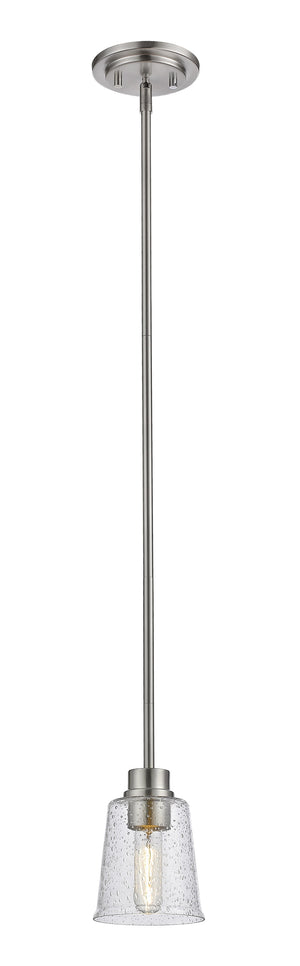 Bohin 1 Light Mini Pendant in Brushed Nickel  Finish
