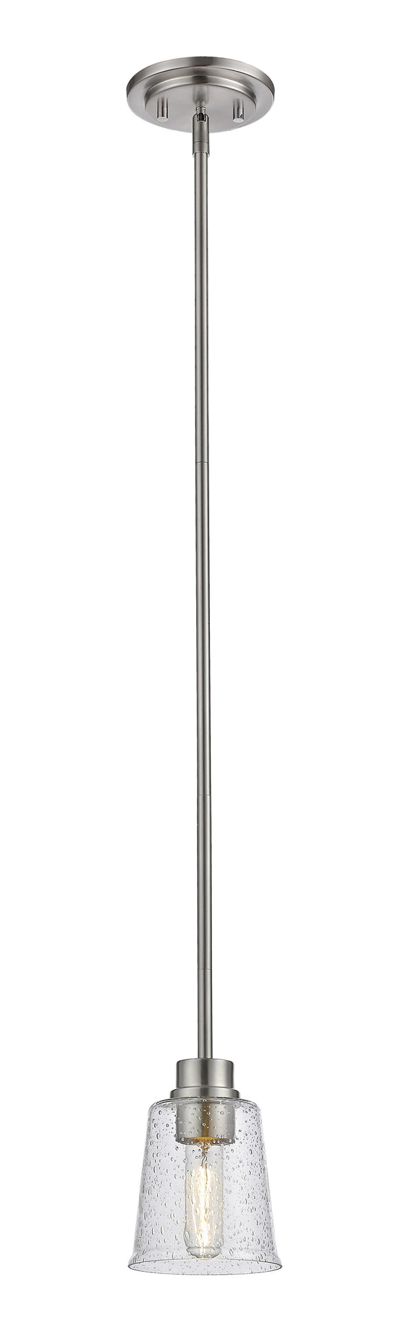 Bohin 1 Light Mini Pendant in Brushed Nickel  Finish