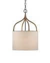 Dunning Pendant In Blacksmith & Natural