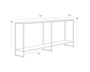 EIFFEL CONSOLE TABLE - BLACK