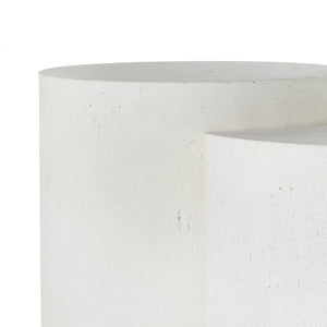 Meza Nesting Coffee Table In Textured White
