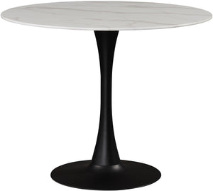 Omar Dining Table In Matte Black