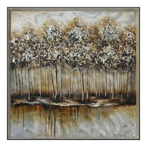 Metallic Forest Wall Art