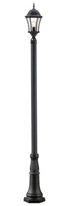 Wakefield Outdoor Post Light in Black Finish