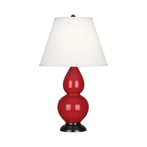 Ruby Red Small Double Gourd Accent Lamp