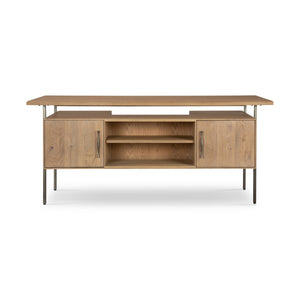 Lauren Desk In Natural Oak Solid
