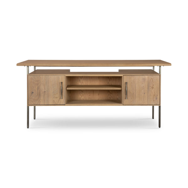 Lauren Desk In Natural Oak Solid