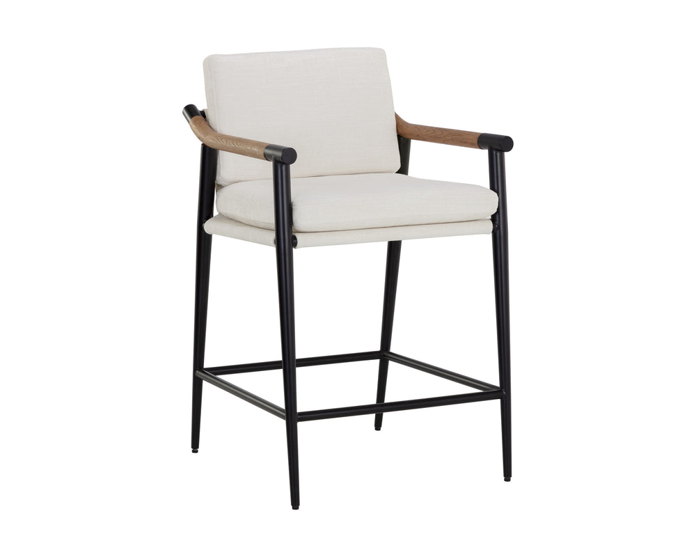 MEADOW COUNTER STOOL - HEATHER IVORY TWEED