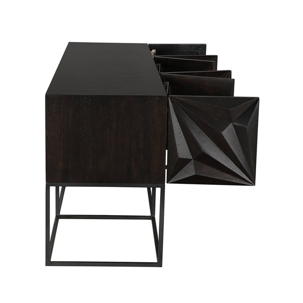 Zurich Console in Ebony, XL