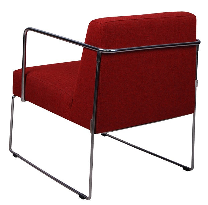 astoria contemporary lounge chair in wool