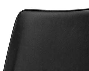 RENEE STACKABLE DINING CHAIR - DILLON STRATUS / DILLON BLACK