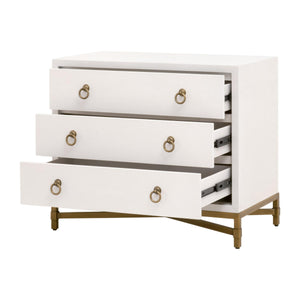 Strand Shagreen 3-Drawer Nightstand