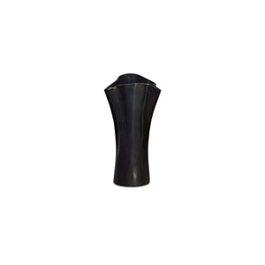 Moe's Yeri Cast Aluminum Vase in Aged Black