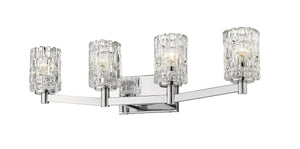 Aubrey 4 Light Vanity in Chrome Finish