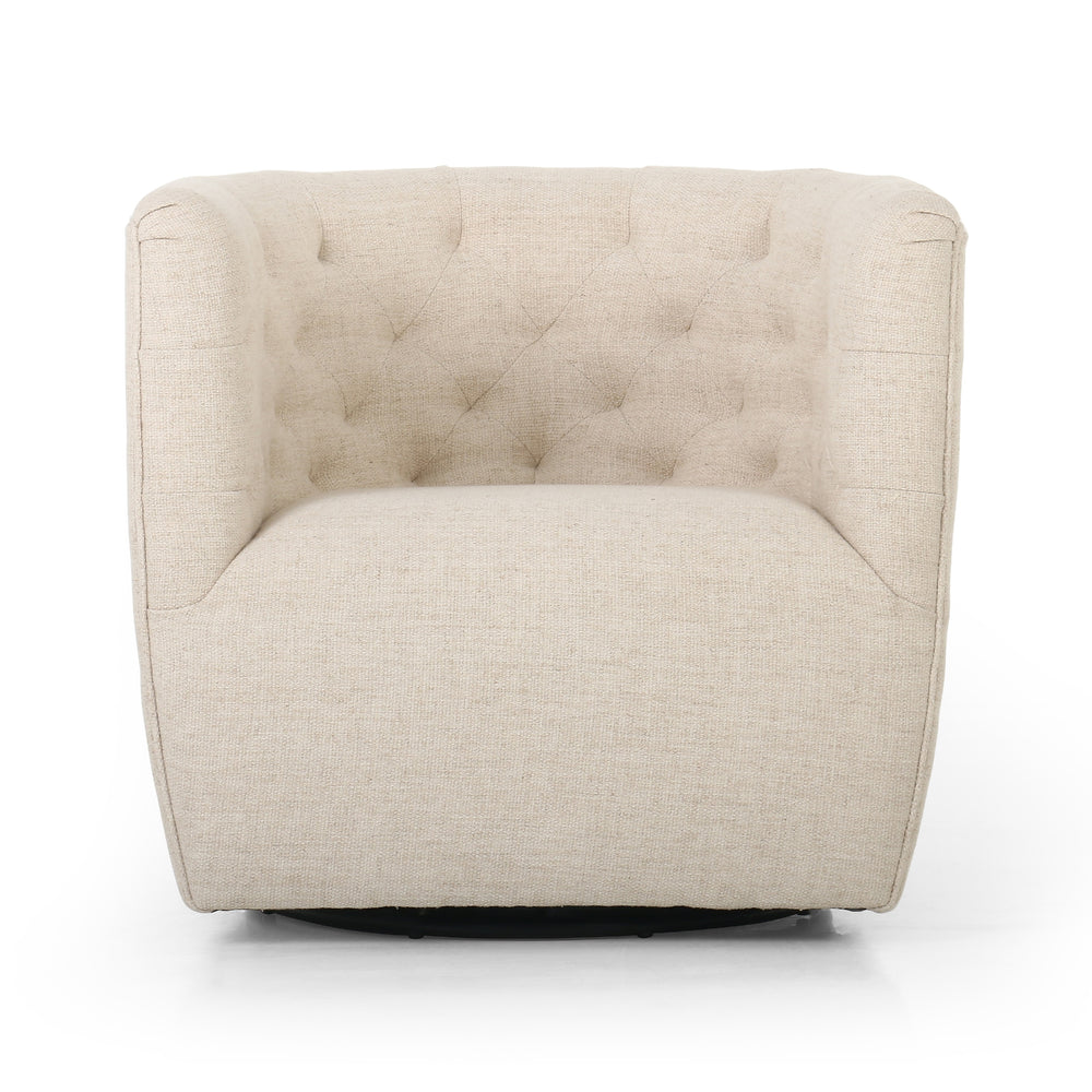 Hanover Swivel Chair In Thames Cream