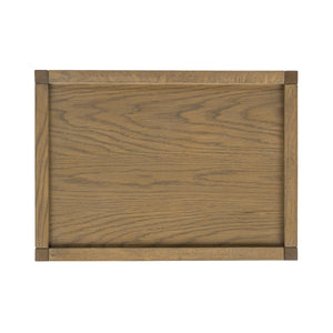 Devin Solid Wood Nesting Accent Tables in Latte Brown