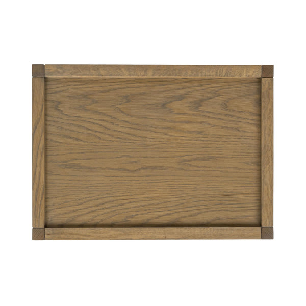 Devin Solid Wood Nesting Accent Tables in Latte Brown