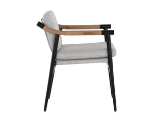 MEADOW DINING ARMCHAIR - VAULT FOG