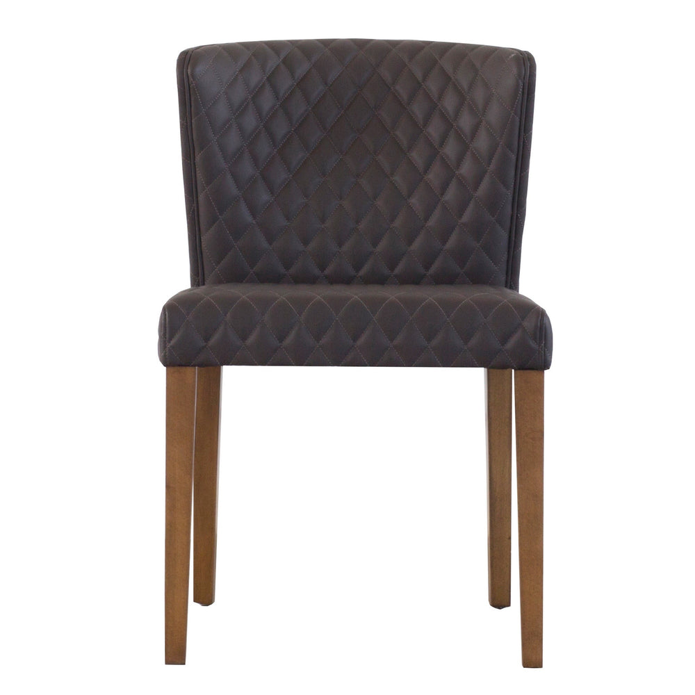 Albie Diamond Stitching Chair In Danburry Gray