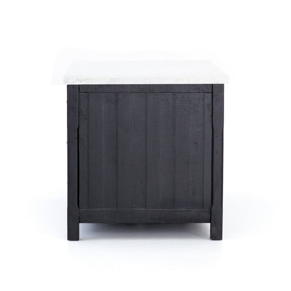 Ian Kitchen Island-Black Acacia