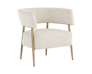 MAESTRO LOUNGE CHAIR - DOVE CREAM