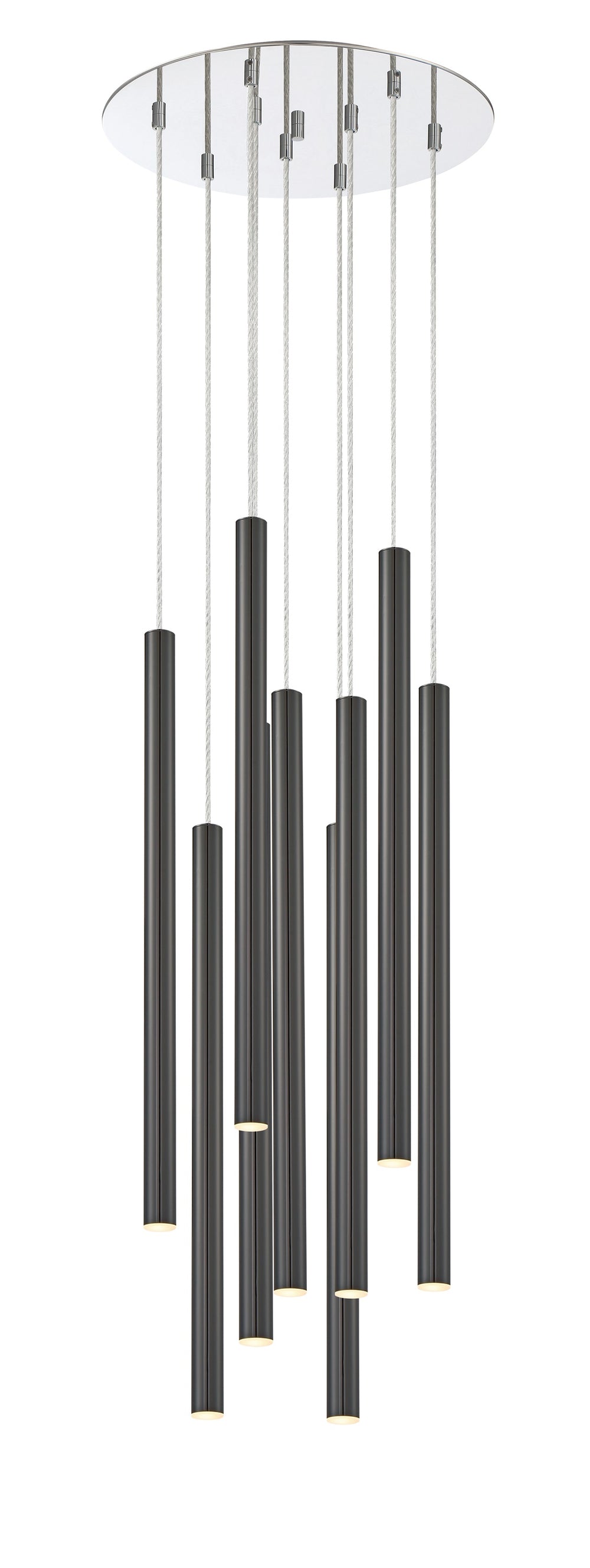 Forest 9 Light Island/Billiard in Chrome Finish