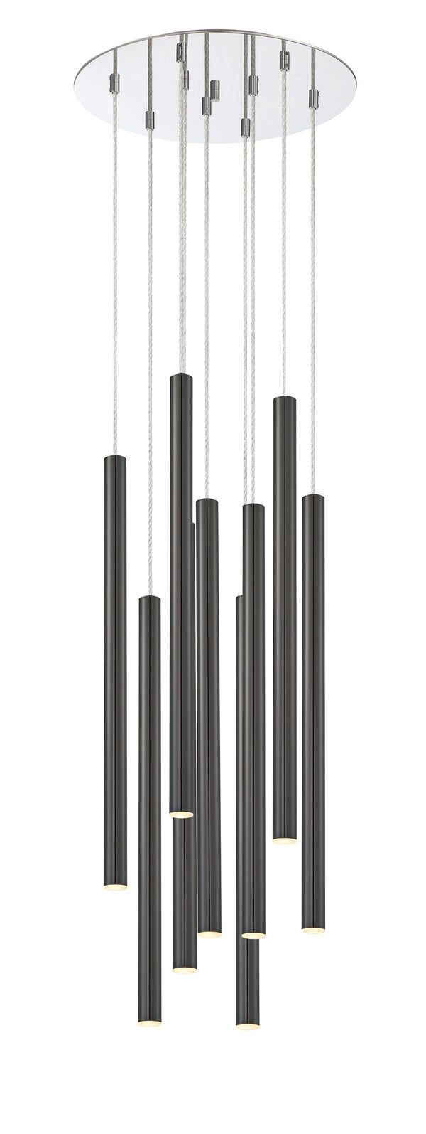Forest 9 Light Island/Billiard in Chrome Finish