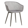 Moe's Piazza Outdoor Chair Set of 2 in Grey