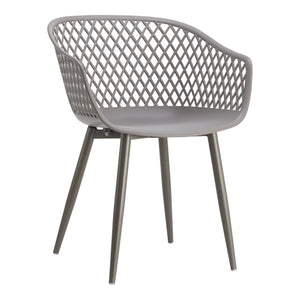 Moe's Piazza Outdoor Chair Set of 2 in Grey
