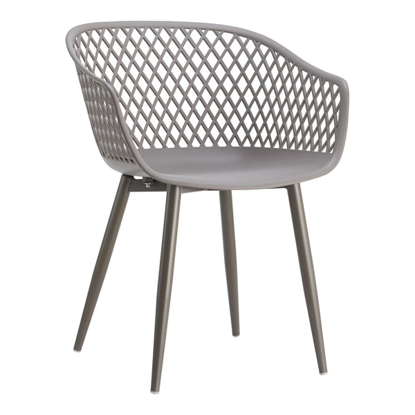 Moe's Piazza Outdoor Chair Set of 2 in Grey