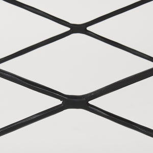 Lorlei Marble Top w/ Black Iron Base Console Table