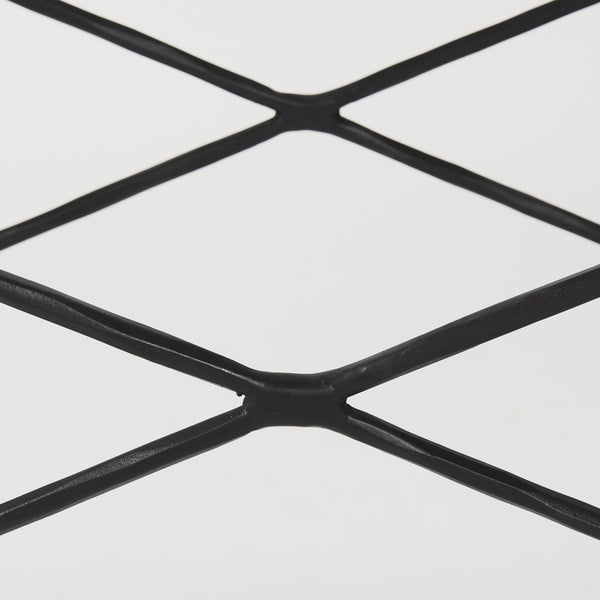 Lorlei Marble Top w/ Black Iron Base Console Table