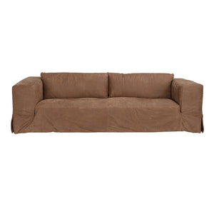 Plato Sofa, Orris Brown Leather