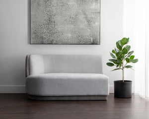 JACLYN MODULAR - LEFT ARMCHAIR - EGYPT LIGHT GREY / DANNY MEDIUM GREY