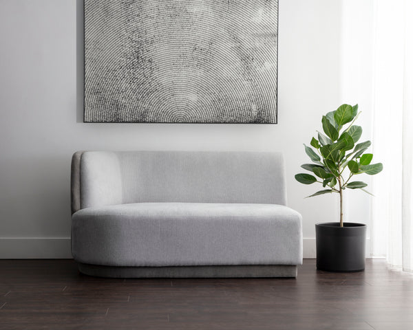 JACLYN MODULAR - LEFT ARMCHAIR - EGYPT LIGHT GREY / DANNY MEDIUM GREY