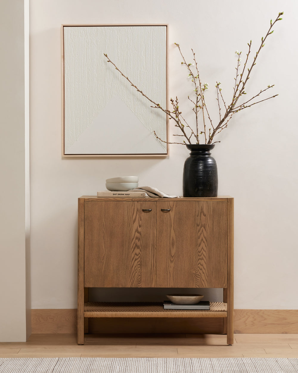 Zuma Small Cabinet In Dune Ash